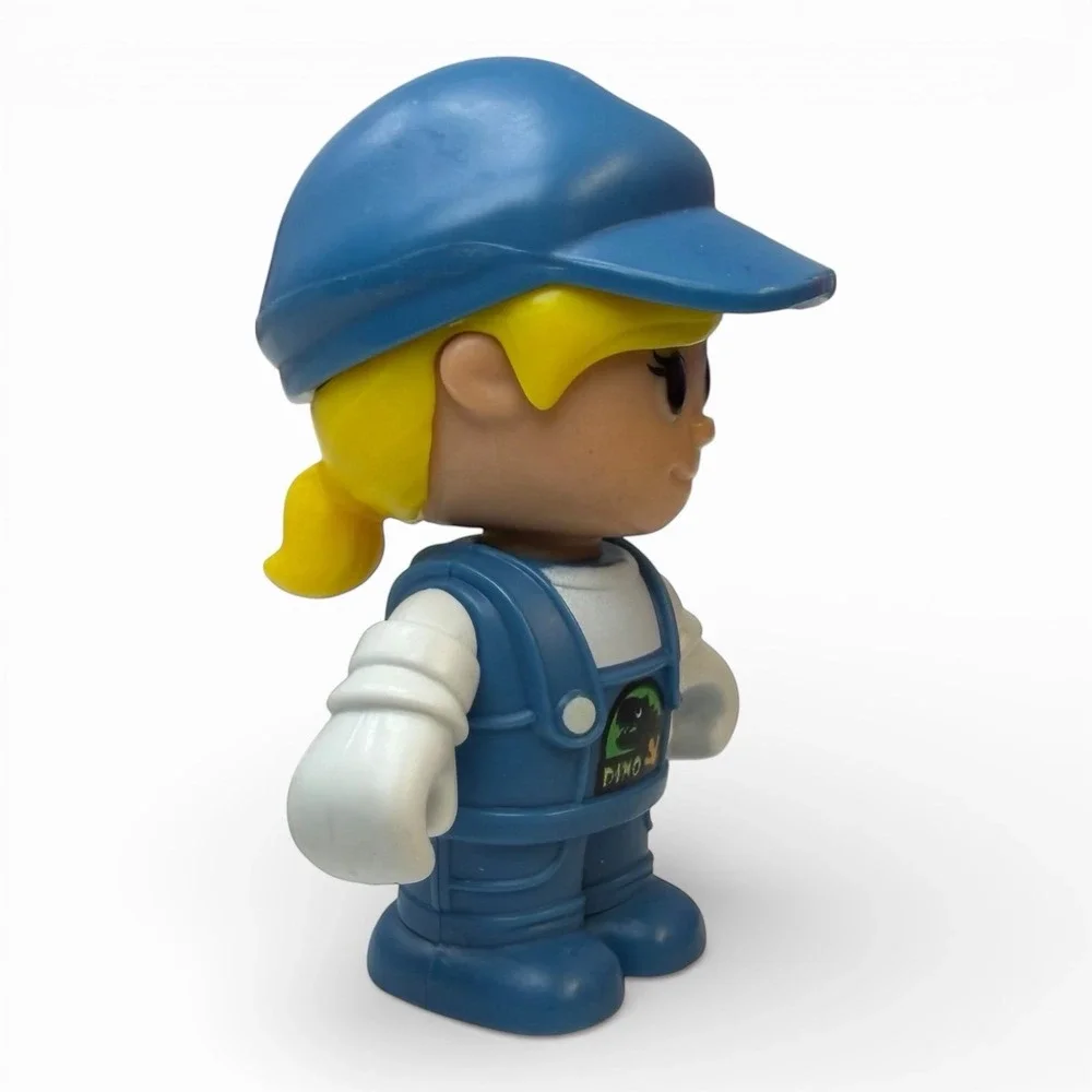 Safari Park Ranger Dinosaur Blue Bib Overalls Action Figure Replacement Toy Girl